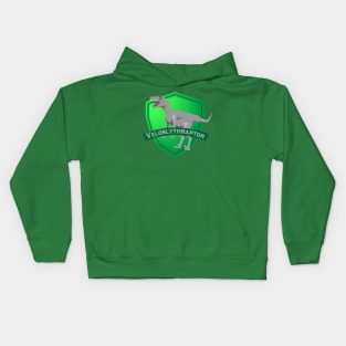 Mesozogwarts Veloslythraptor Kids Hoodie